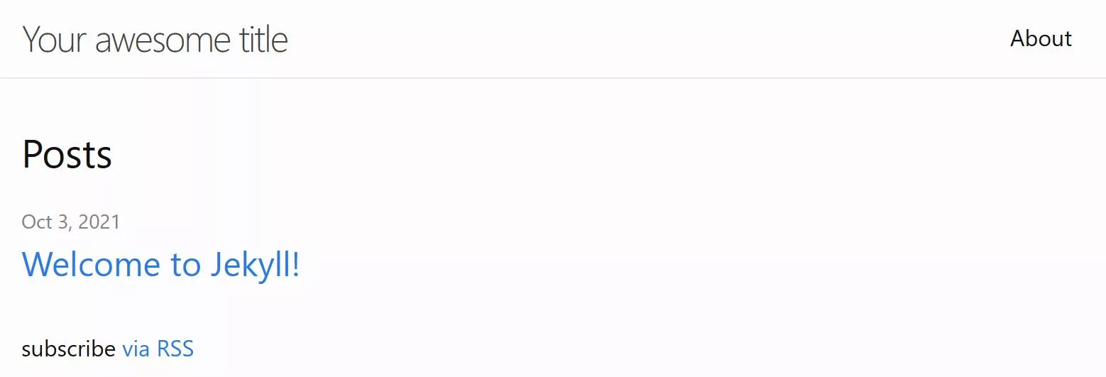 jekyll-default-page