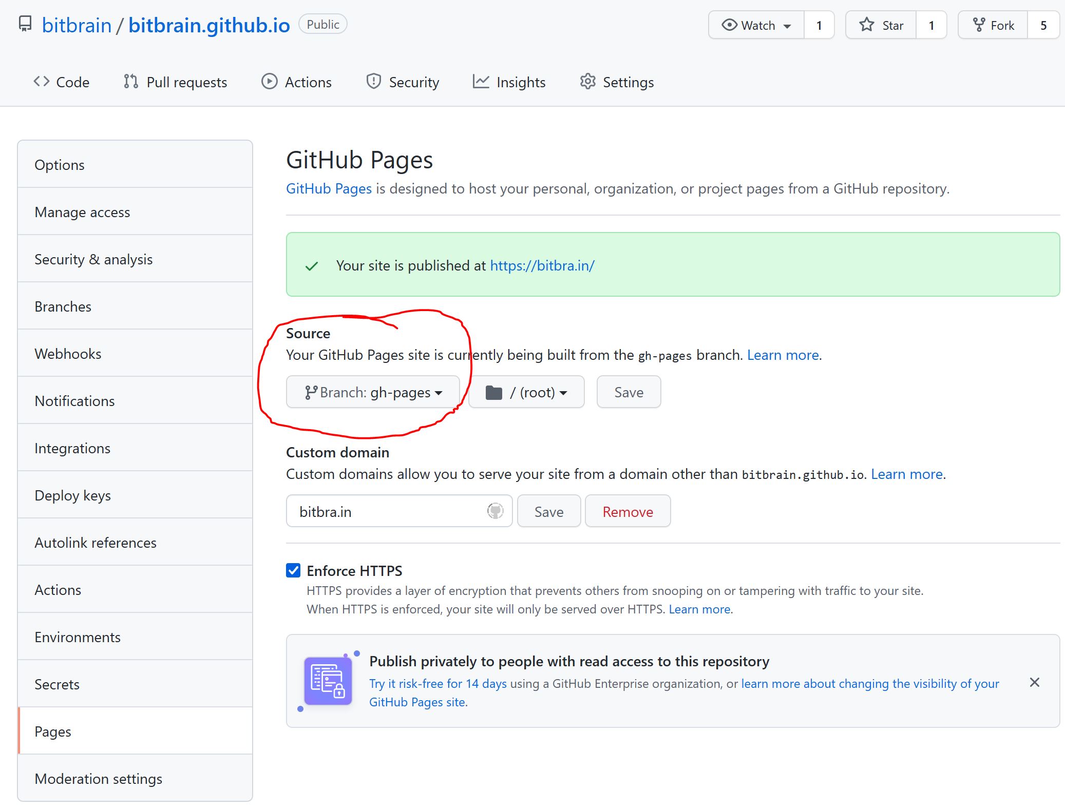 Host your own blog with Jekyll and Github Pages bitbrain